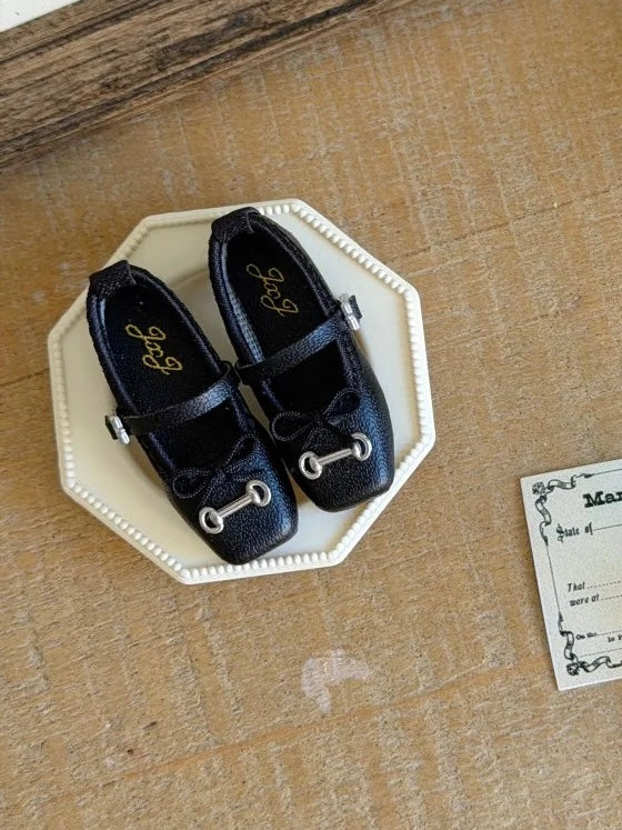 Black Bow Ballet Mary Jane Blythe Flats | ToastDoll