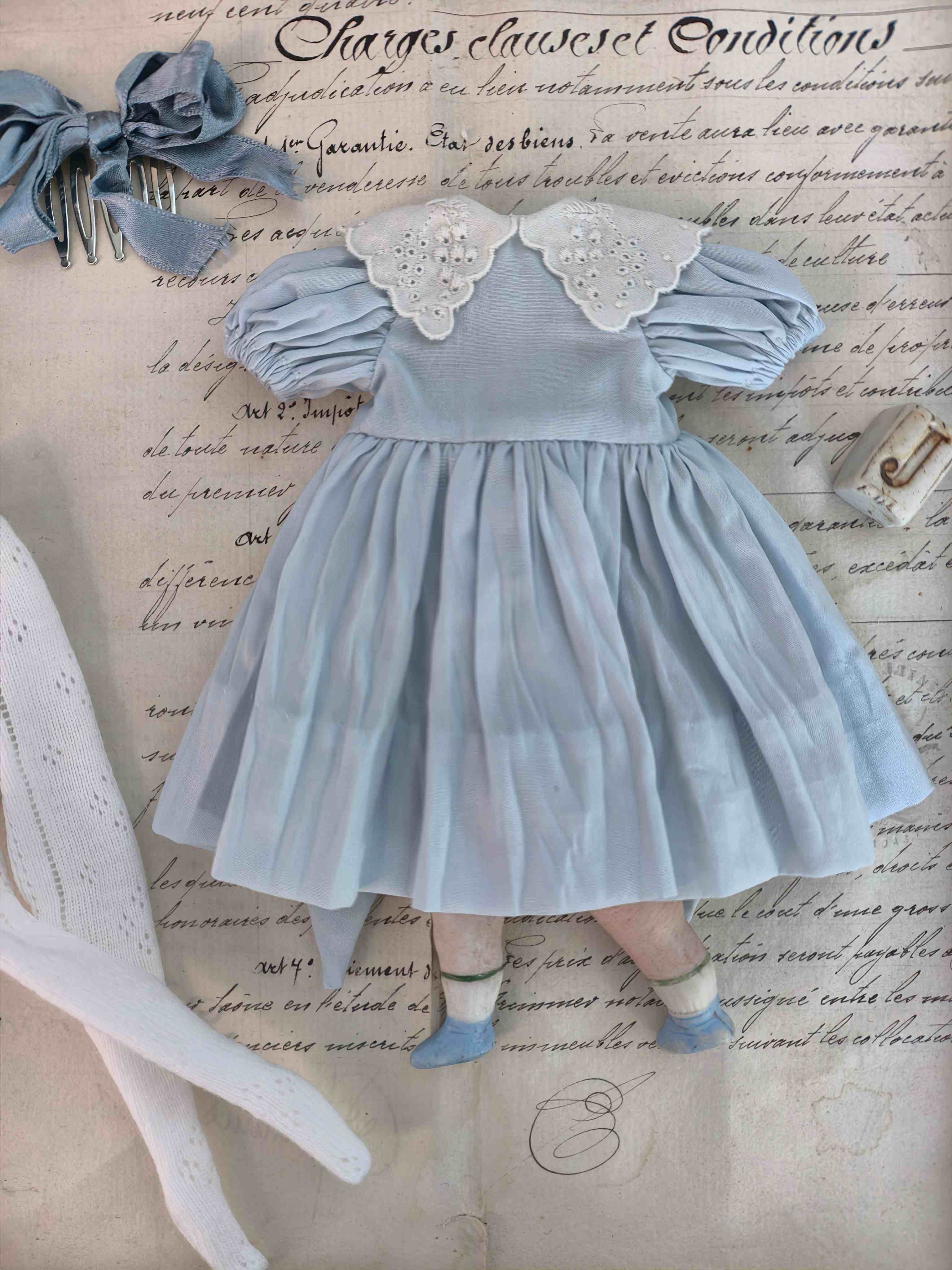 Light Blue Blythe 1/6 BJD Dress Set | ToastDoll