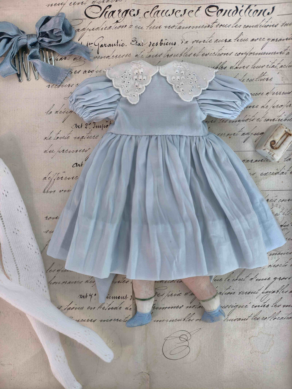 Light Blue Blythe 1/6 BJD Dress Set | ToastDoll