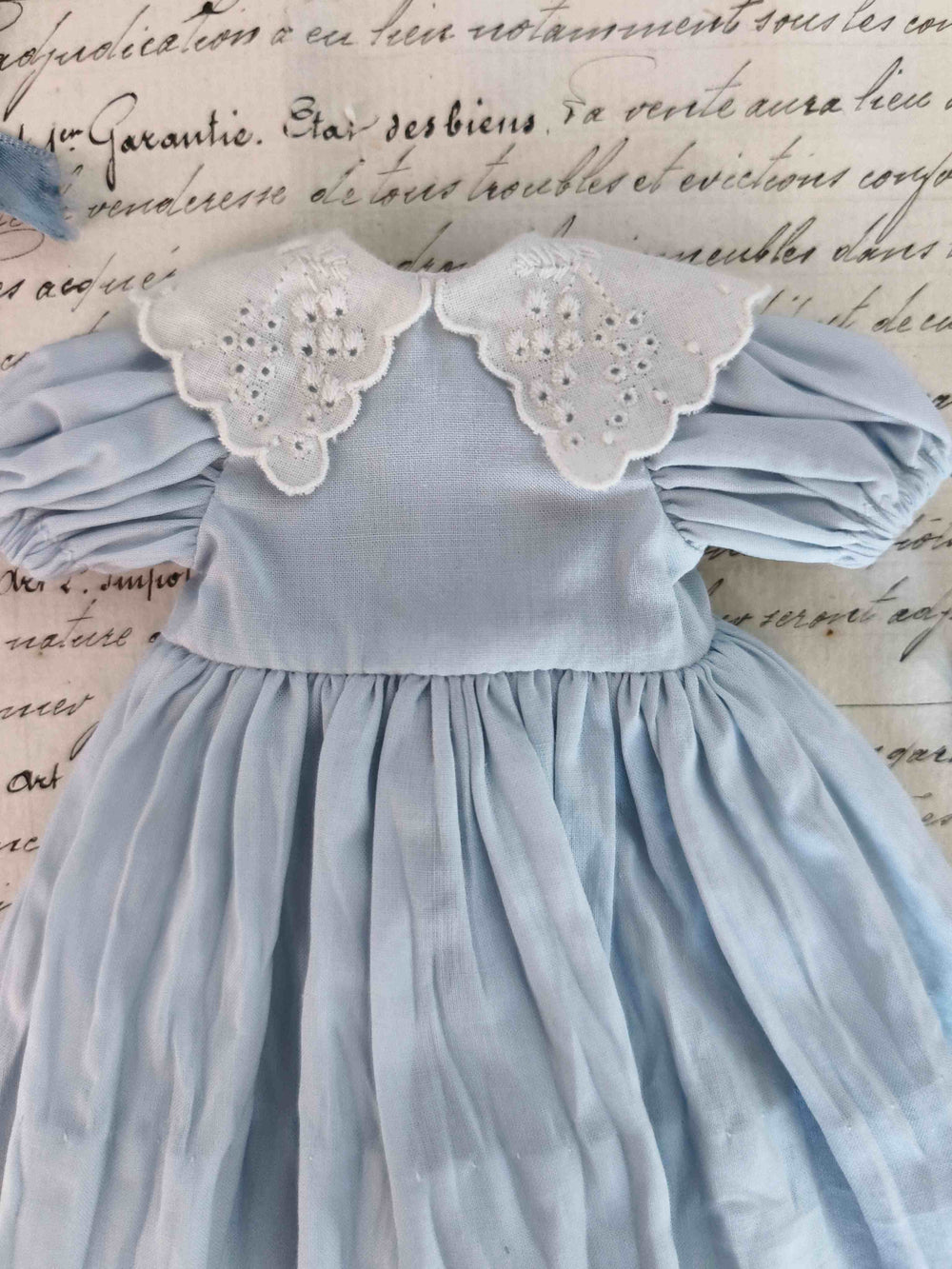Light Blue Blythe 1/6 BJD Dress Set Close-up | ToastDoll