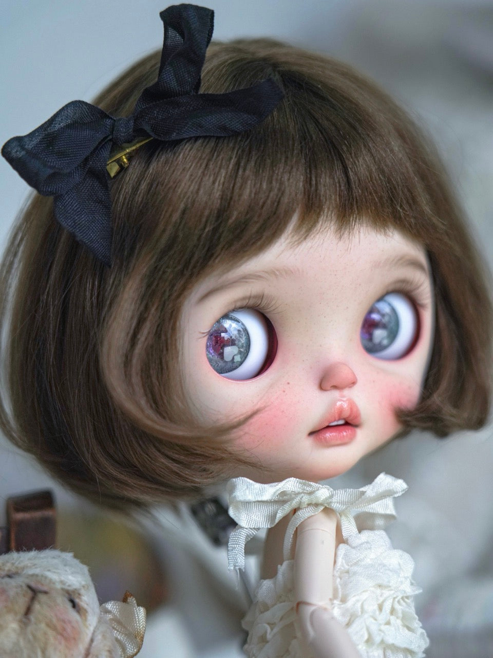 Faye Custom Blythe OOAK Innocent Tender Doll Face | ToastDoll