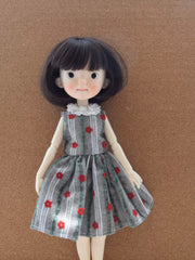 Cottage Floral Blythe 1/6 BJD Set - Handmade Doll Clothes - ToastDoll