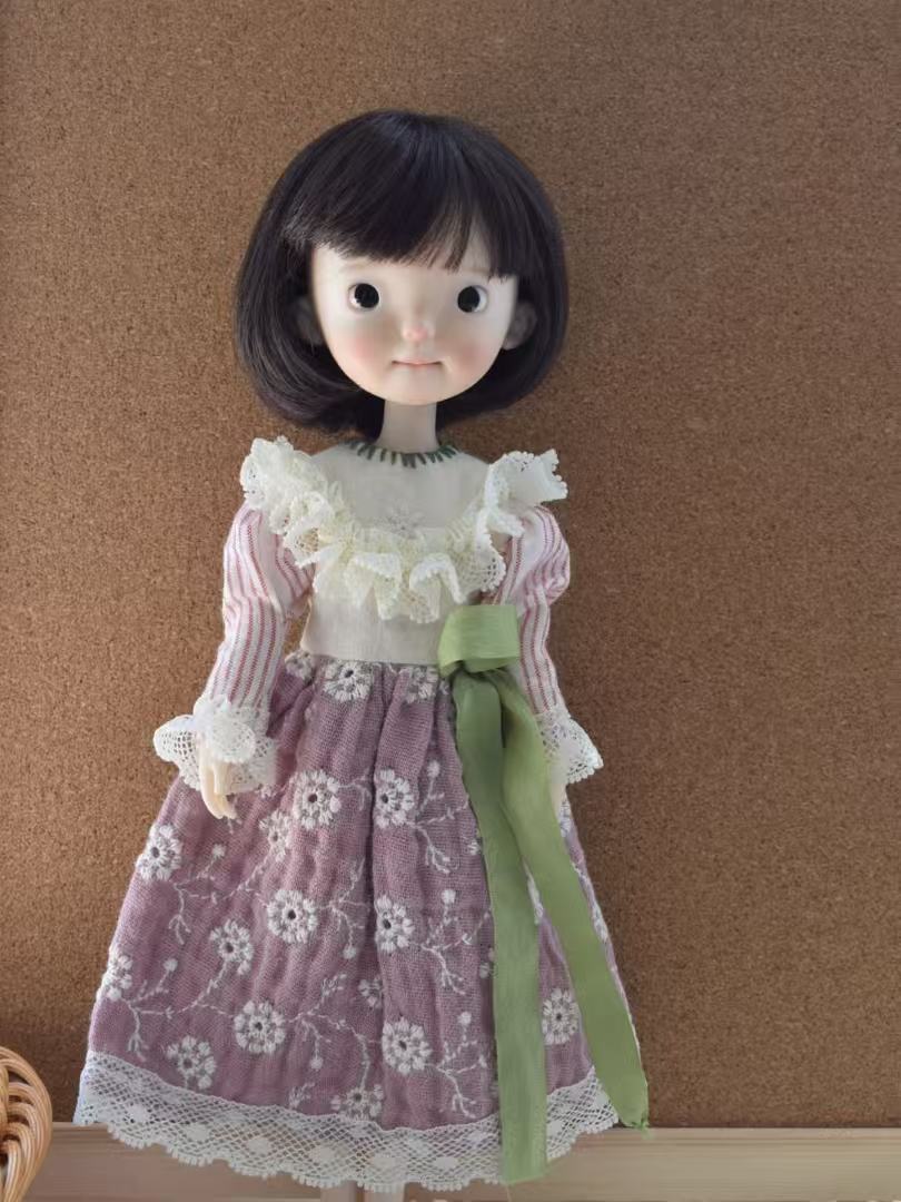 Cottage Floral Blythe 1/6 BJD Set - Handmade Doll Clothes - ToastDoll