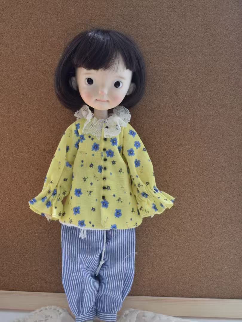Cottage Floral Blythe 1/6 BJD Set - Handmade Doll Clothes - ToastDoll