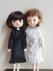 Black White Blythe 1/6 BJD Dress - Handmade Doll Clothes - ToastDoll