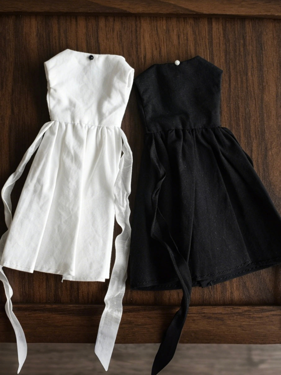 Black White Blythe 1/6 BJD Dress - Handmade Doll Clothes - ToastDoll