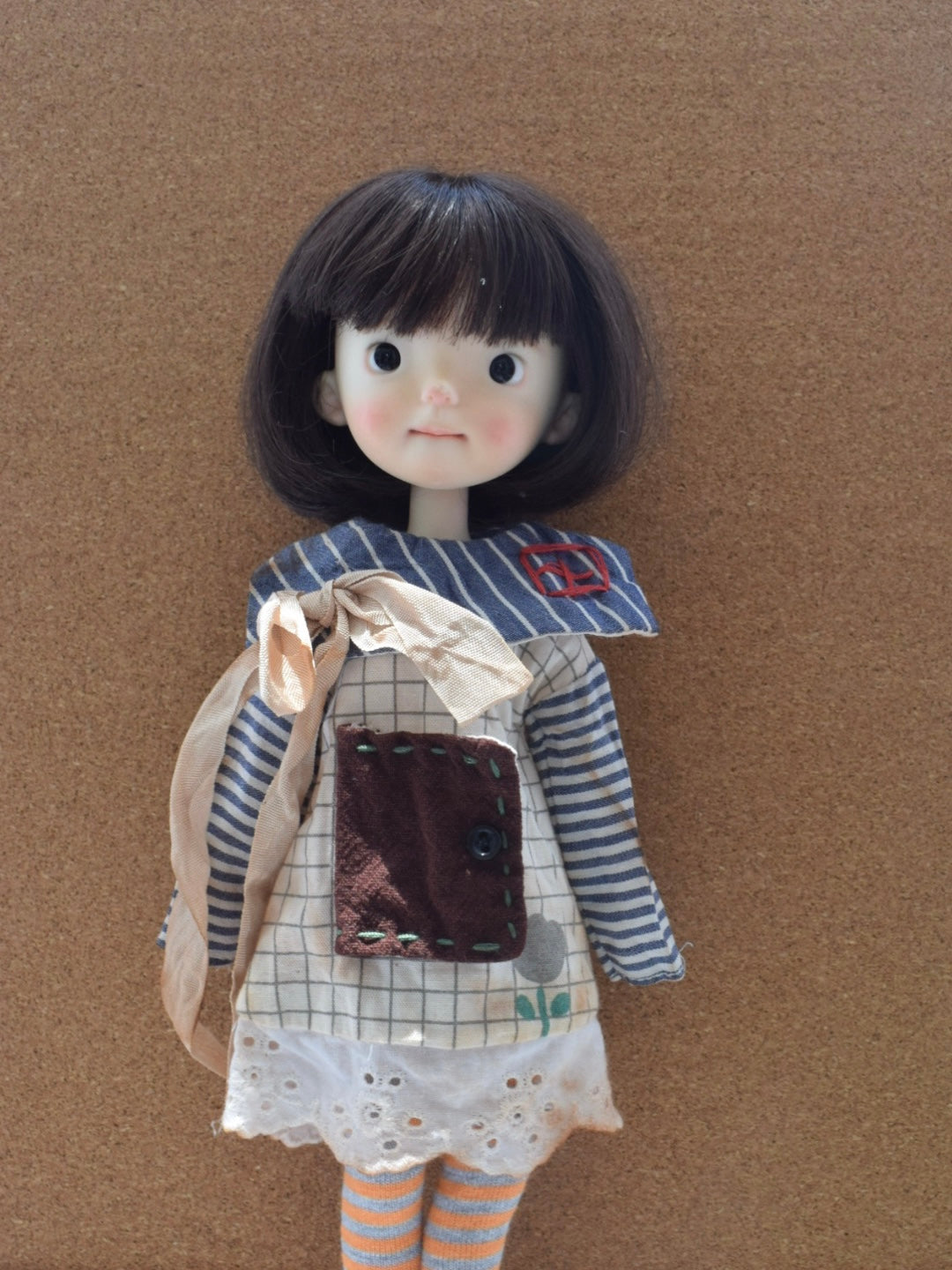 Cottage Patchwork Blythe BJD Dress - Handmade Doll Clothes - ToastDoll