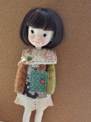 Cottage Patchwork Blythe BJD Dress - Handmade Doll Clothes - ToastDoll
