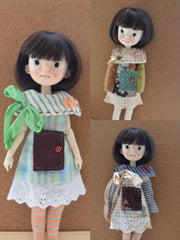 Cottage Patchwork Blythe BJD Dress | ToastDoll