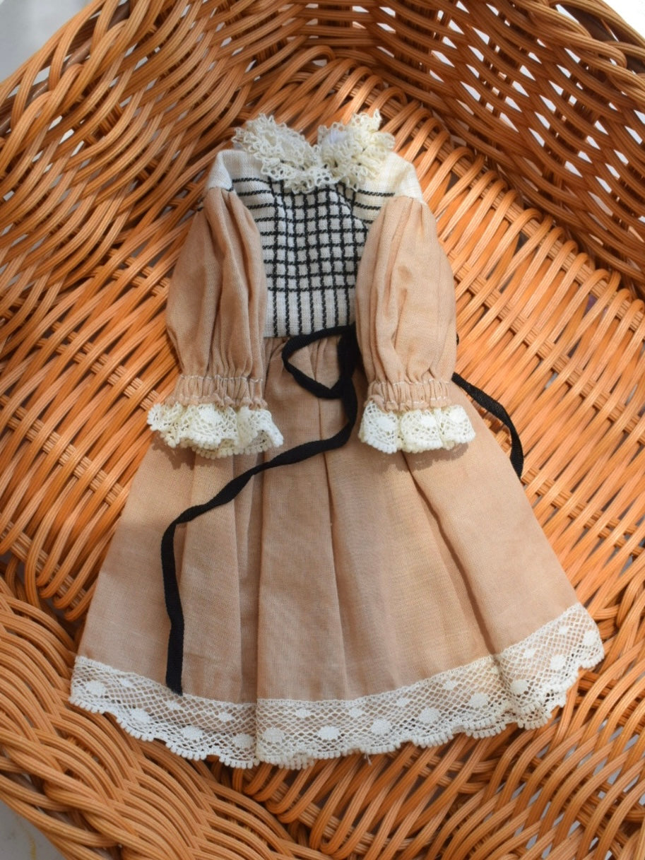 Rustic Cottage Blythe BJD Dress - Handmade Doll Clothes - ToastDoll