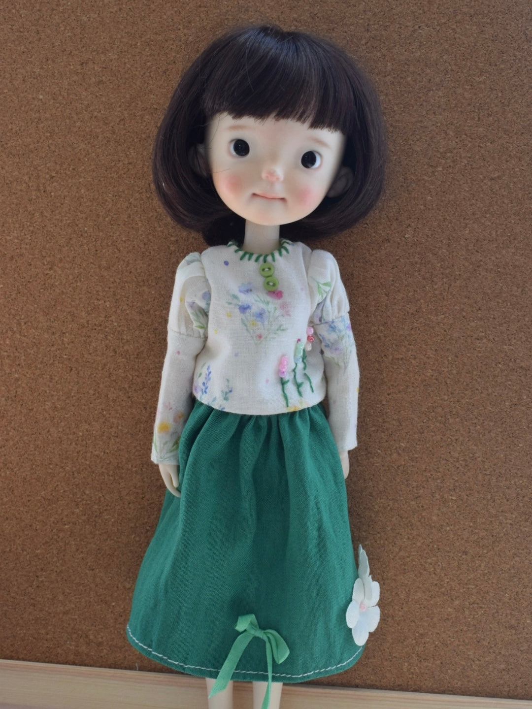 Rustic Cottage Blythe BJD Dress - Handmade Doll Clothes - ToastDoll