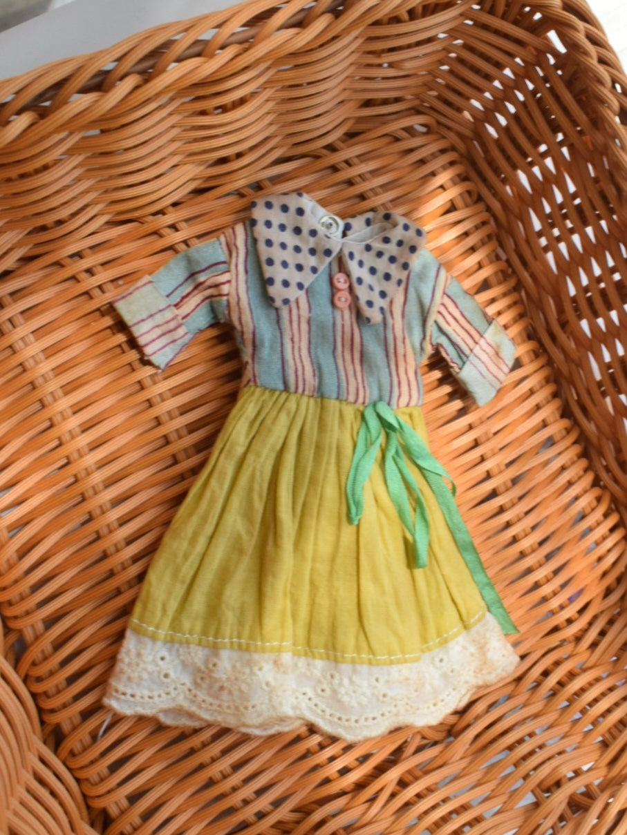 Rustic Cottage Blythe BJD Dress - Handmade Doll Clothes - ToastDoll