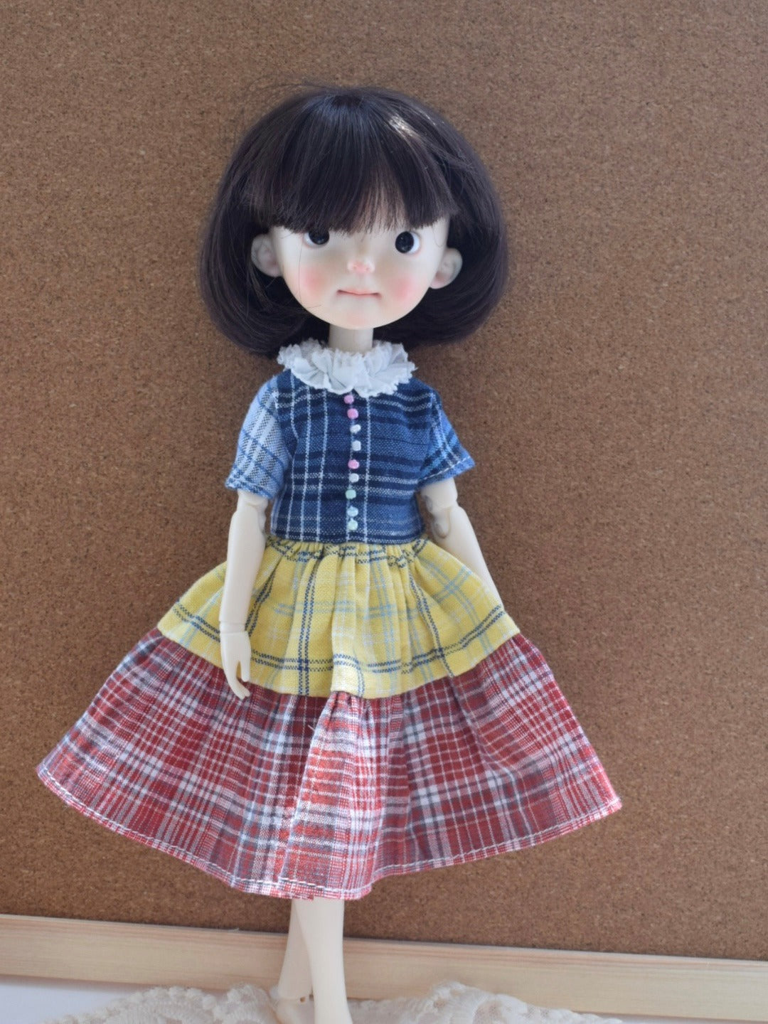 Rustic Cottage Blythe BJD Dress - Handmade Doll Clothes - ToastDoll