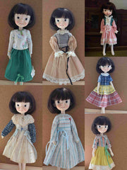 Rustic Cottage Blythe BJD Dress On Doll Display | ToastDoll