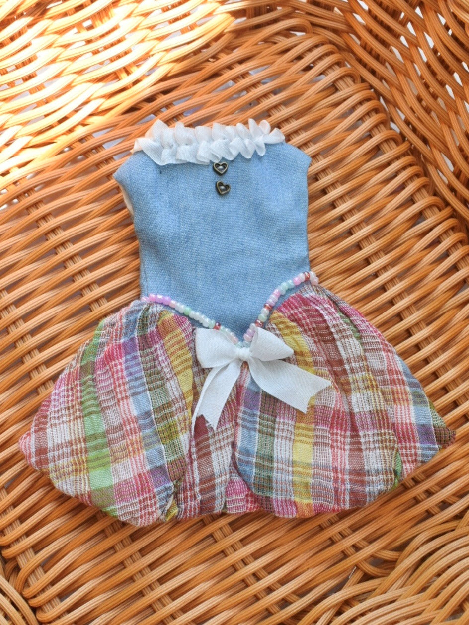 Sweet Little Girl Blythe BJD Dress - Handmade Doll Clothes - ToastDoll