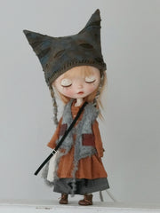 Hobo Layered Blythe 1/6 BJD Outfit Front View | ToastDoll