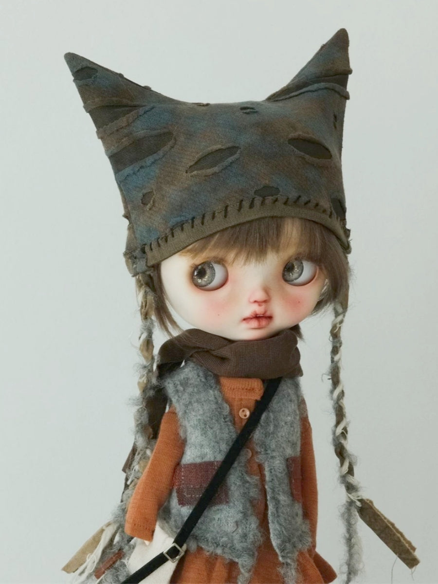 Hobo Layered Blythe 1/6 BJD Outfit Close-up | ToastDoll