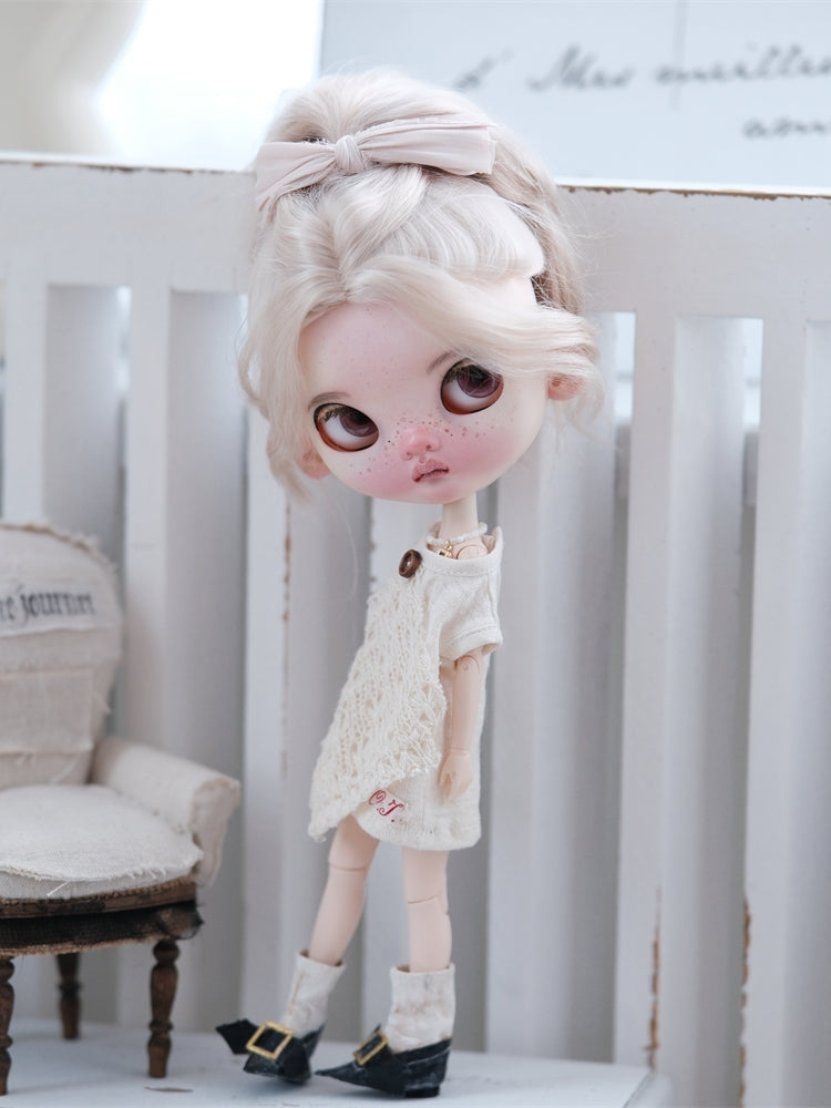 Sleeveless Dress Set Blythe Outfit - Handmade Doll Clothes - ToastDoll