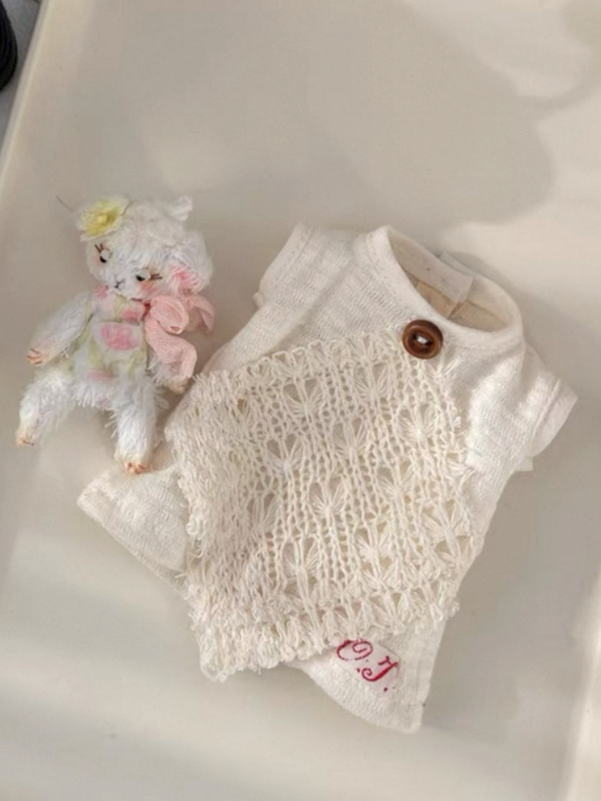 Sleeveless Dress Set Blythe Outfit - Handmade Doll Clothes - ToastDoll