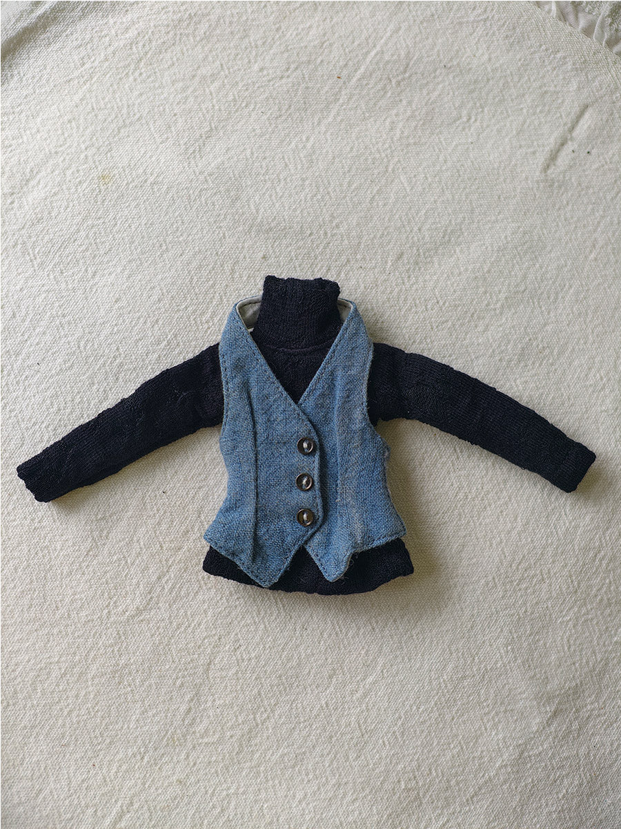 Urban Fashion Denim Blythe Top Set | ToastDoll