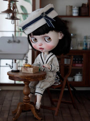 Handmade Outfit for Blythe/Obitsu/Pullip, Navy Set