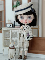 Handmade Outfit for Blythe/Obitsu/Pullip, Navy Set