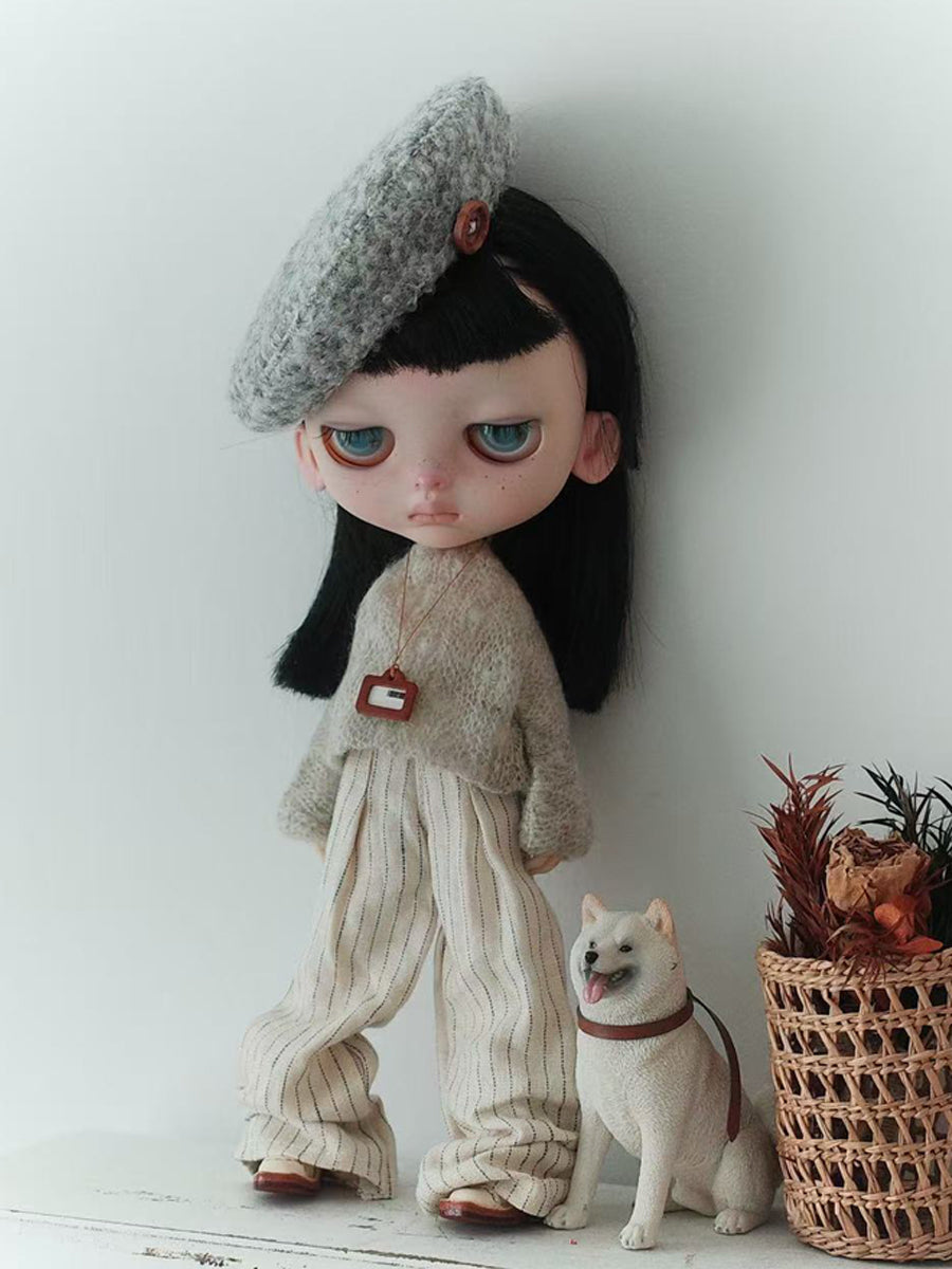 Handmade Outfit for Blythe/Obitsu/Pullip, Winter Casual Set