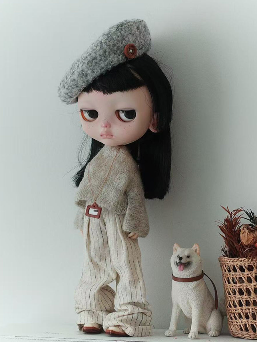 Handmade Outfit for Blythe/Obitsu/Pullip, Winter Casual Set