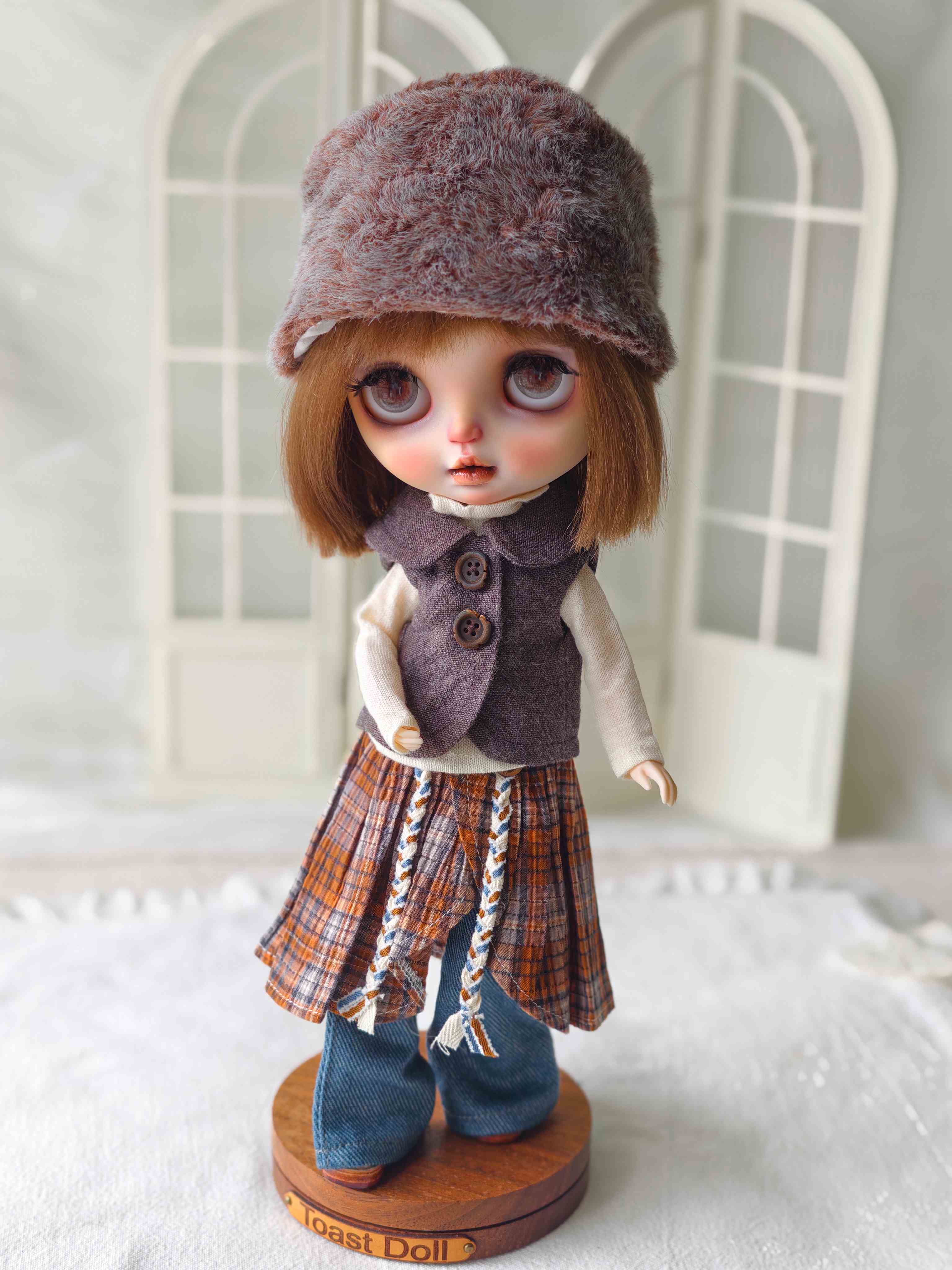 Chic Skirt Pants Layering Blythe Outfit | ToastDoll