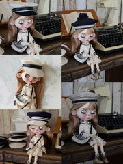 White Sailor Blythe 1/6 BJD Outfit | ToastDoll