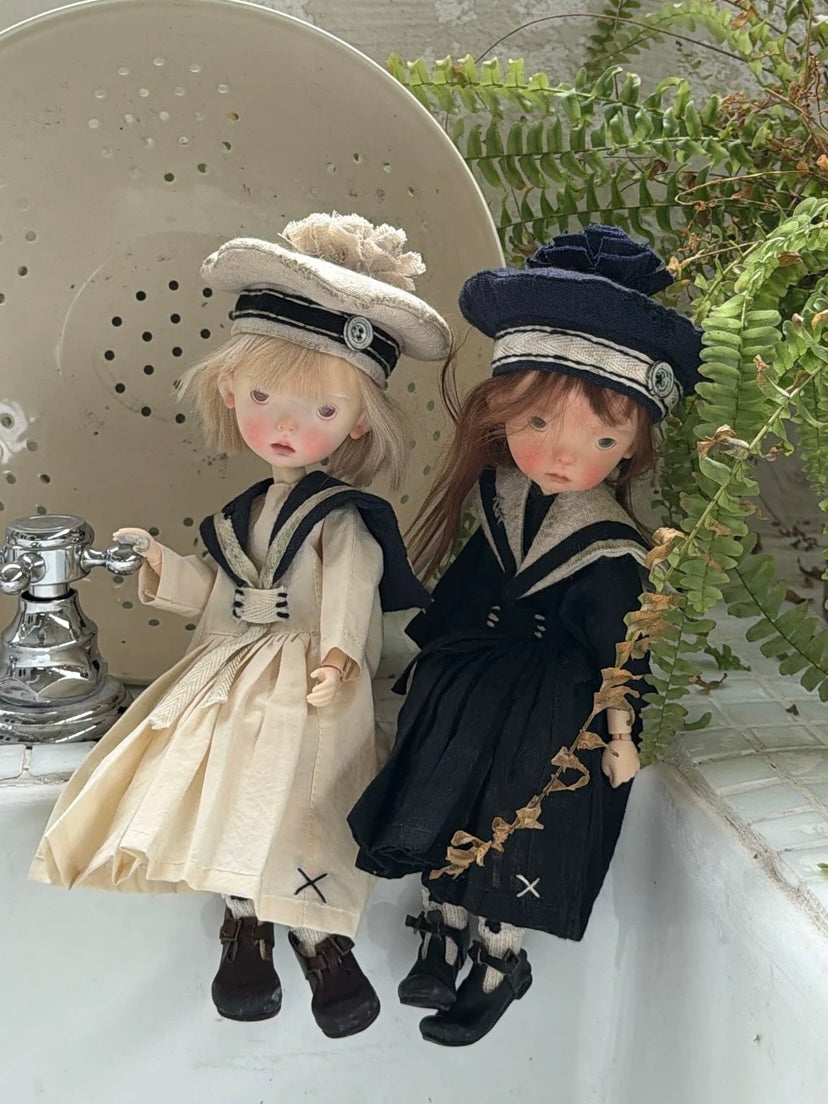 Vintage Sailor Blythe 1/6 BJD Set - Handmade Doll Clothes - ToastDoll
