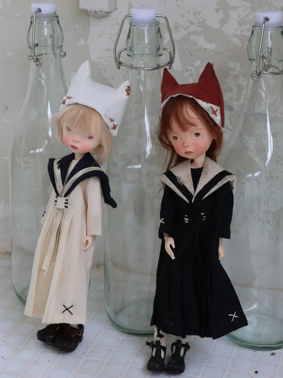 Vintage Sailor Blythe 1/6 BJD Set On Doll Display | ToastDoll