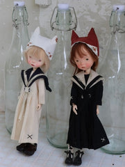 Vintage Sailor Blythe 1/6 BJD Set On Doll Display | ToastDoll