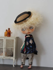 Casual Retro Print Blythe Outfit - Handmade Doll Clothes - ToastDoll