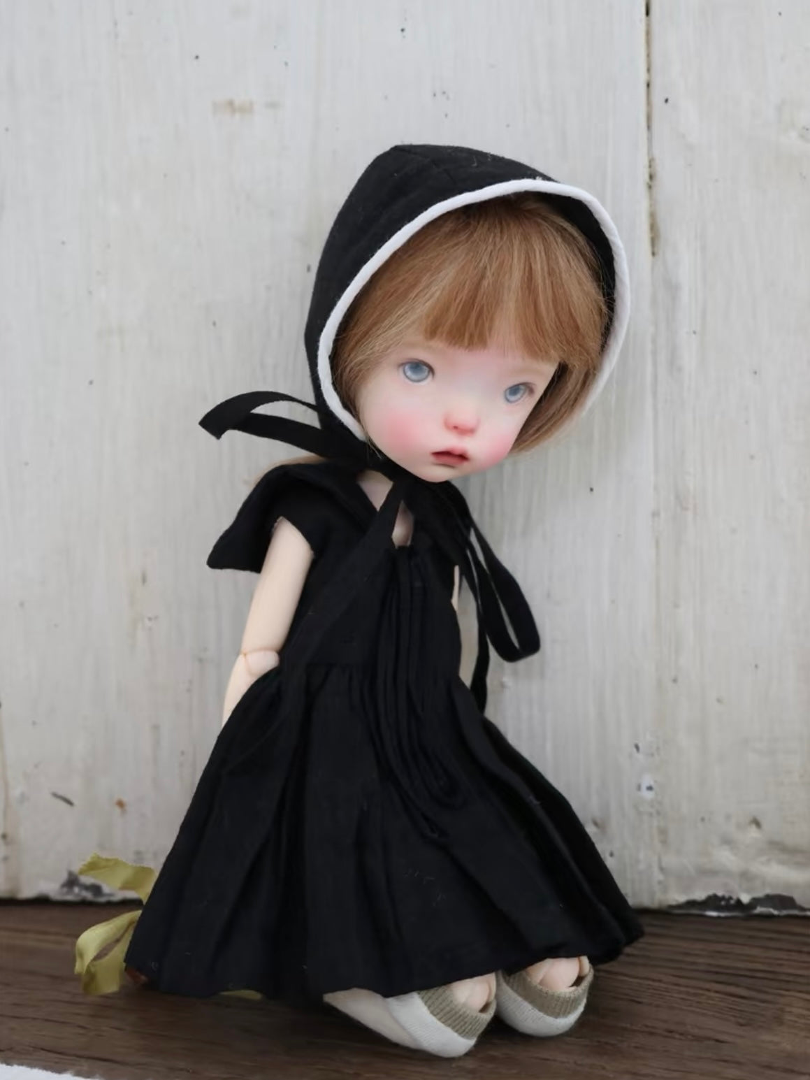Black White Sailor BJD  Outfit - Handmade Doll Clothes - ToastDoll