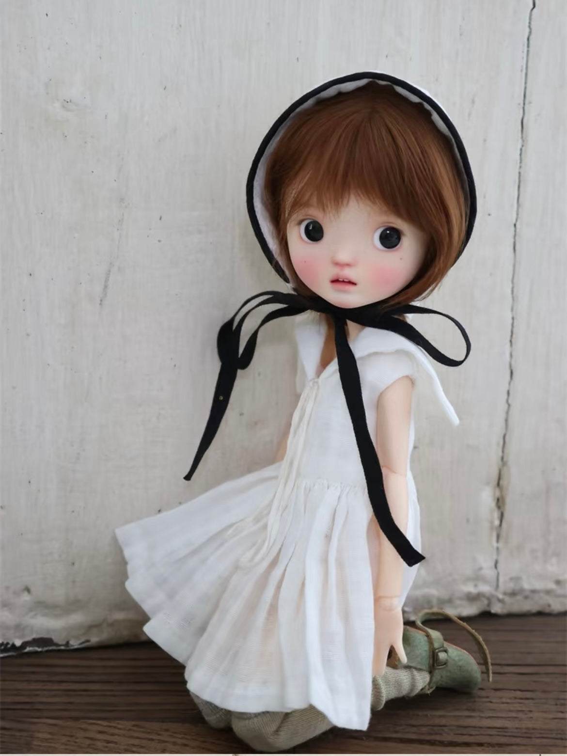 Black White Sailor BJD  Outfit - Handmade Doll Clothes - ToastDoll