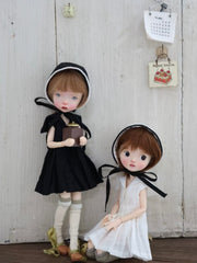 Black White Sailor BJD  Outfit On Doll Display | ToastDoll