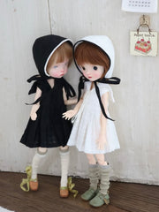 Black White Sailor BJD  Outfit - Handmade Doll Clothes - ToastDoll