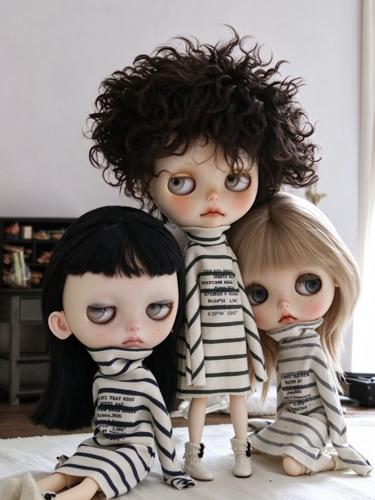 Casual Strip Blythe BJD Dress｜ToastDoll