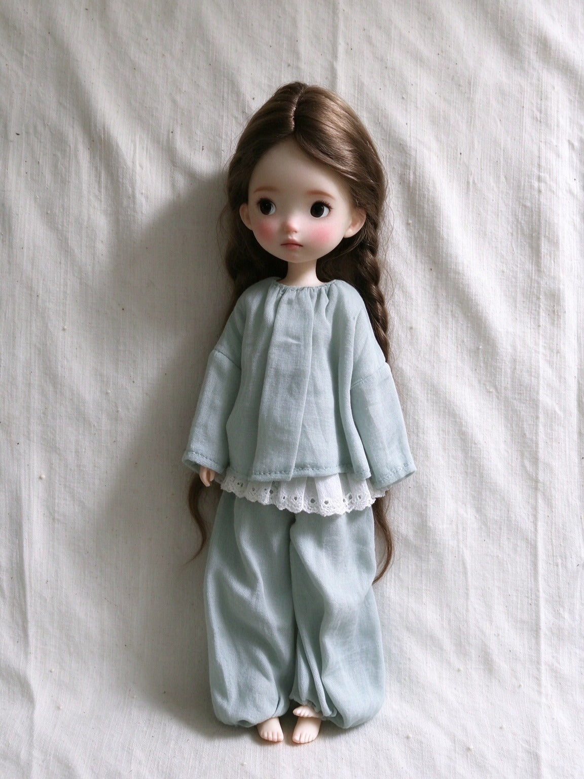 Ramie Cozy Blythe BJD Outfit - Handmade Doll Clothes - ToastDoll