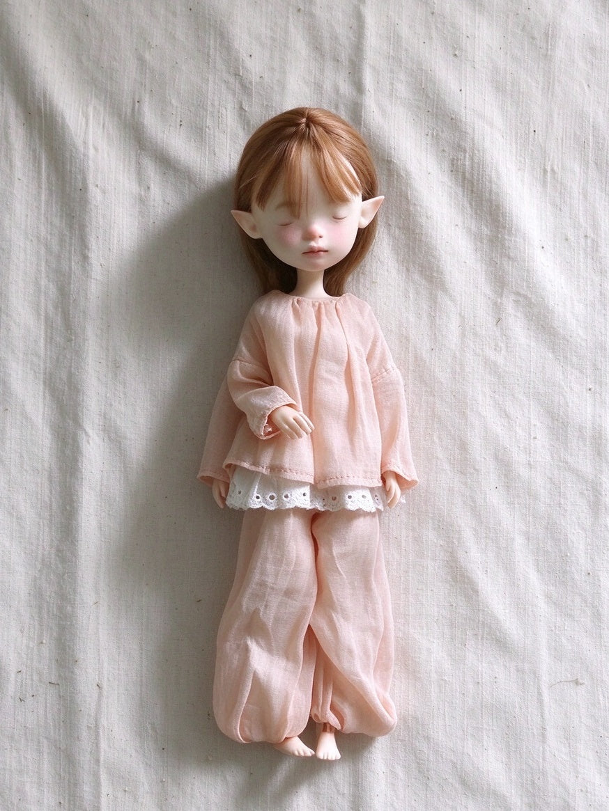 Ramie Cozy Blythe BJD Outfit - Handmade Doll Clothes - ToastDoll