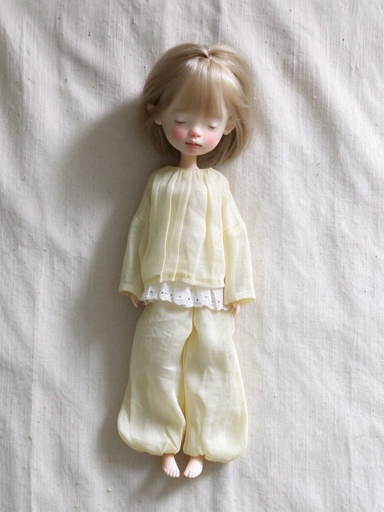 Ramie Cozy Blythe BJD Outfit - Handmade Doll Clothes - ToastDoll