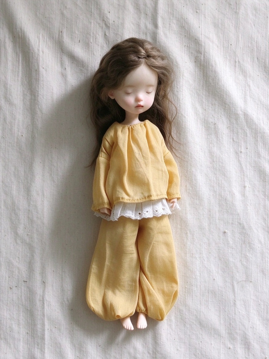 Ramie Cozy Blythe BJD Outfit - Handmade Doll Clothes - ToastDoll