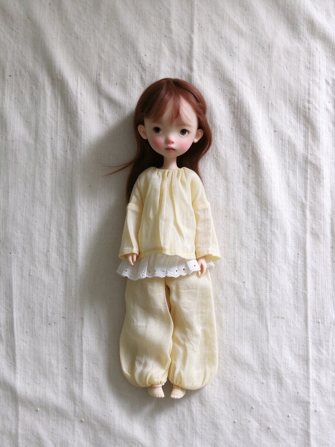 Ramie Cozy Blythe BJD Outfit - Handmade Doll Clothes - ToastDoll