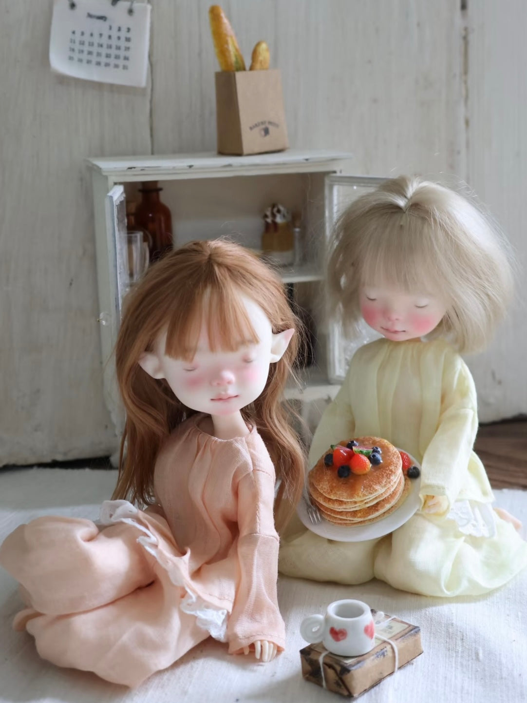 Ramie Cozy Blythe BJD Outfit - Handmade Doll Clothes - ToastDoll