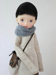 Warm Cozy Blythe BJD Outfit On Doll Display | ToastDoll