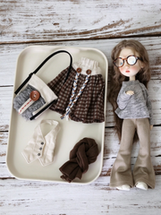 Winter Mix Blythe BJD Outfit - Handmade Doll Clothes - ToastDoll
