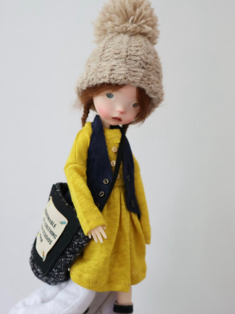 Yellow Blue Mix BJD Outfit Detail | ToastDoll