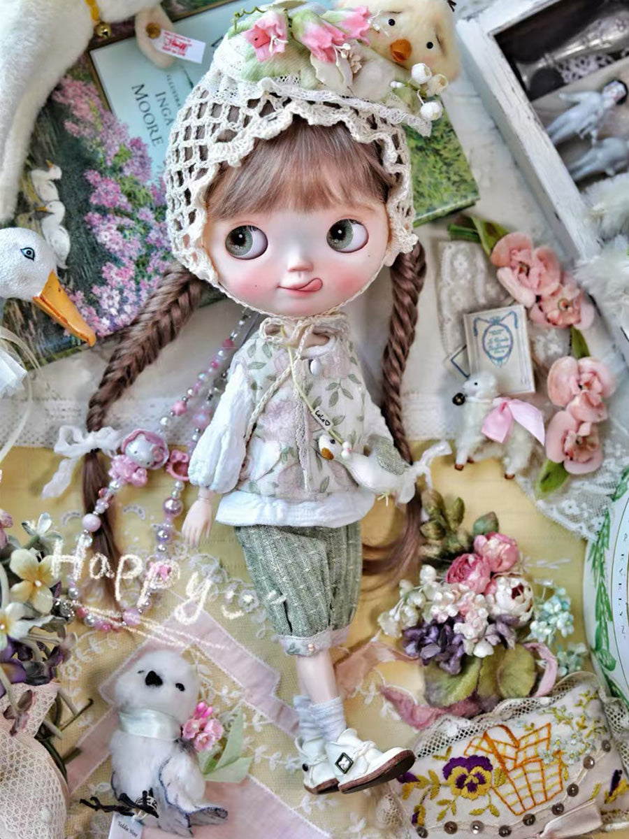 Handmade Outfit for Blythe/ Pullip, Animal Duck Set