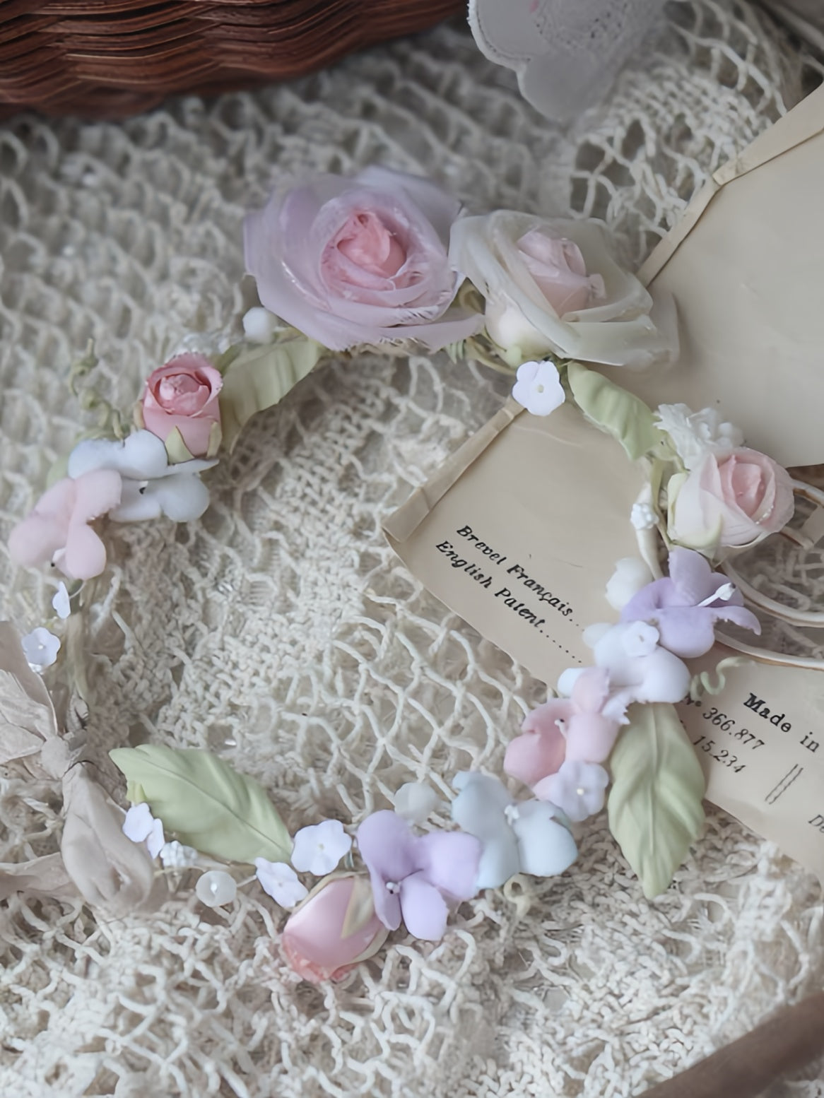 Lily Rose Blythe Headband - Handmade Doll Headpiece - ToastDoll